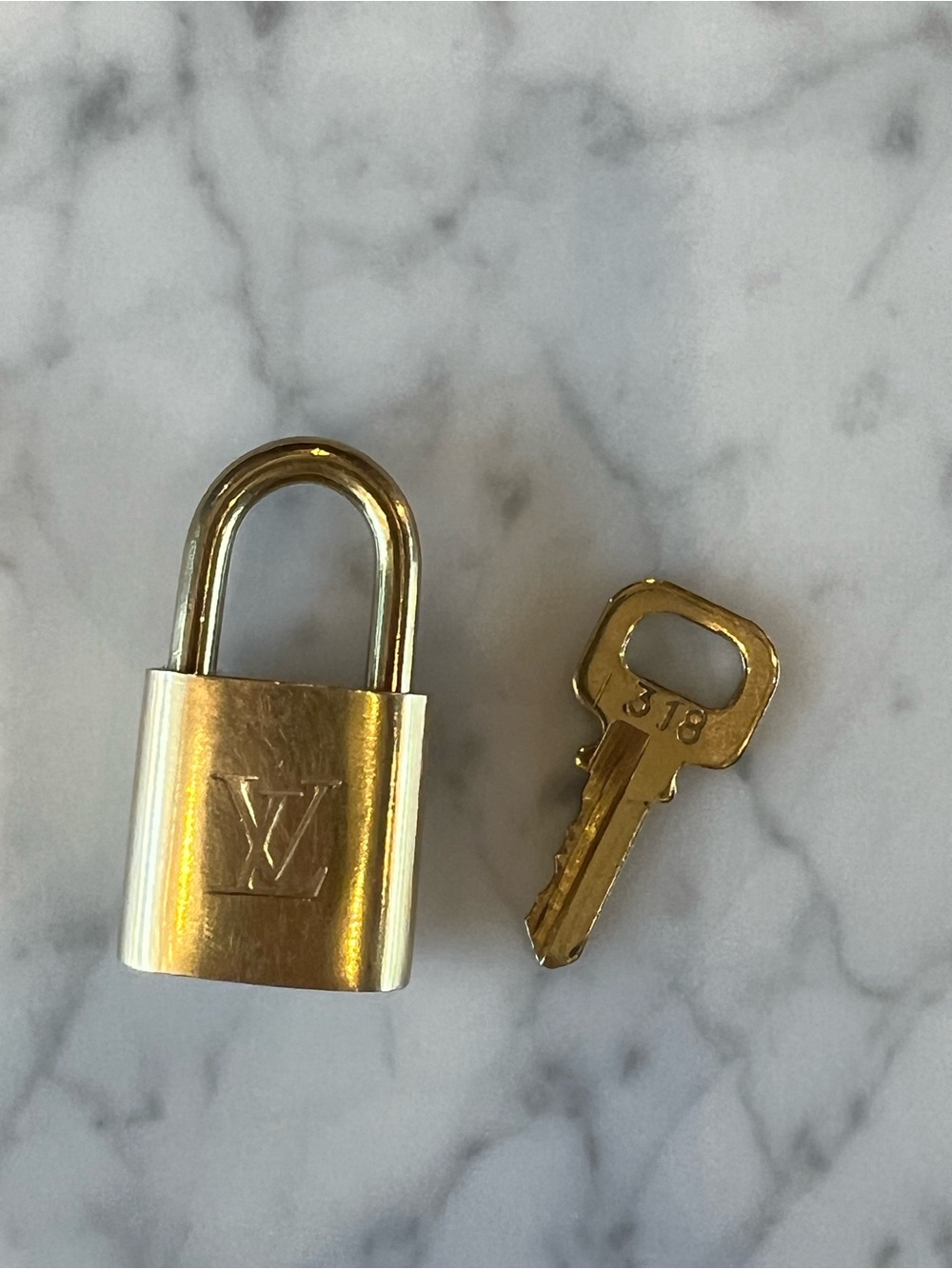 Louis Vuitton lock and key #318